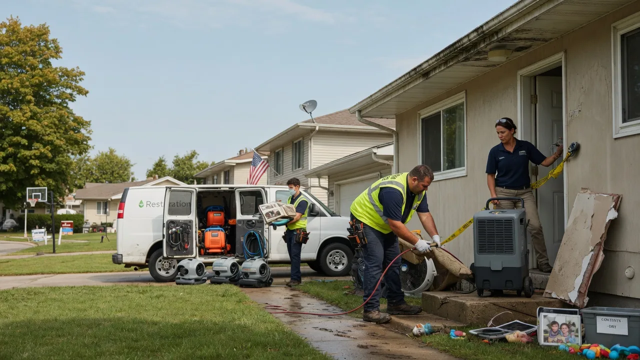 Water Damage Restoration in Treece, KS near me